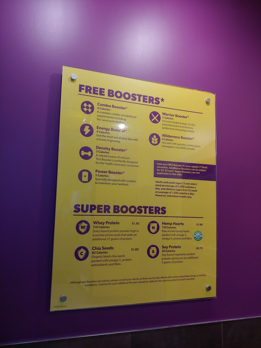 Booster Juice | 17 Ray Lawson Blvd Unit #5, Brampton, ON L6Y 5L8, Canada | Phone: (905) 497-3771