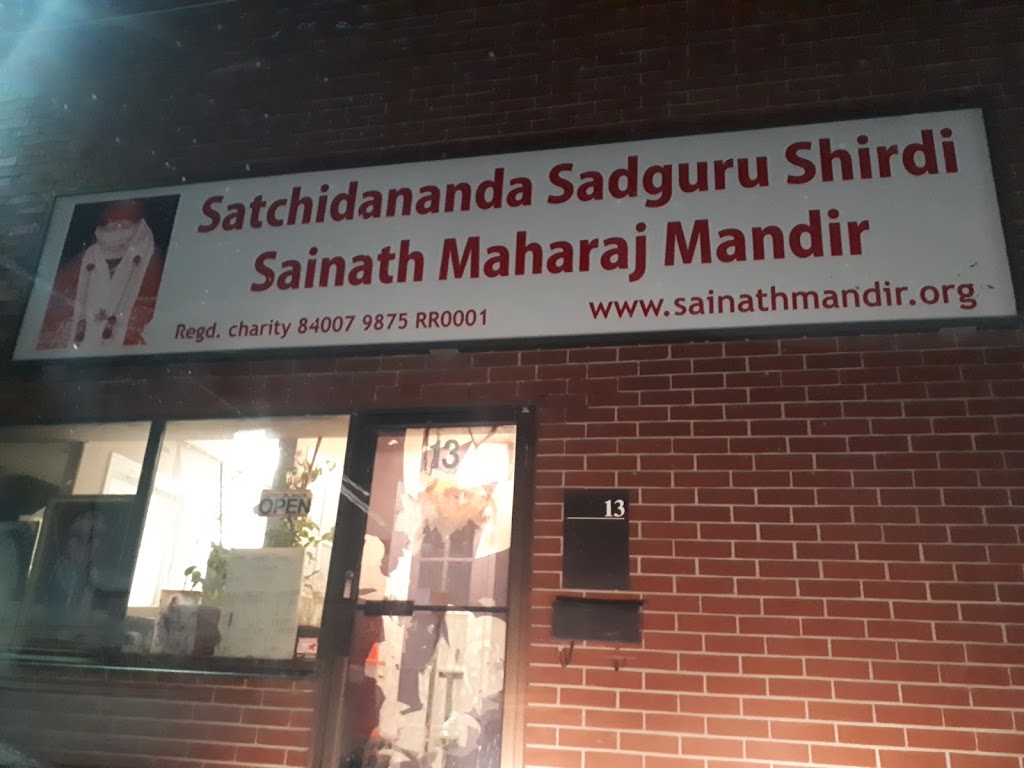 Sainath Mandir | 1190 Mid-Way Blvd Unit 13, Mississauga, ON L5T 2B9, Canada | Phone: (647) 204-4761