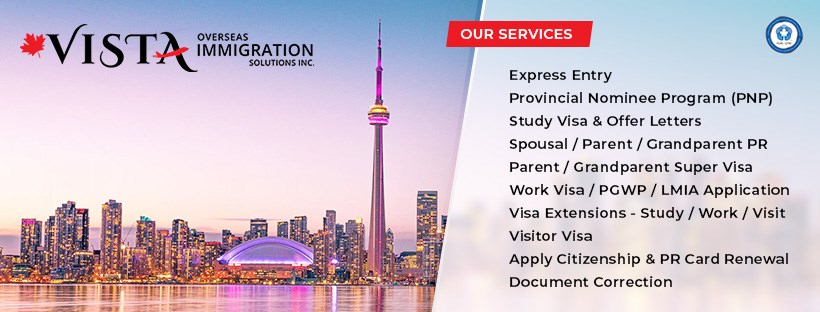 Vista Overseas Immigration Solutions Inc | 42 Keeleview Crescent, Brampton, ON L6R 0L6, Canada | Phone: (905) 598-9161