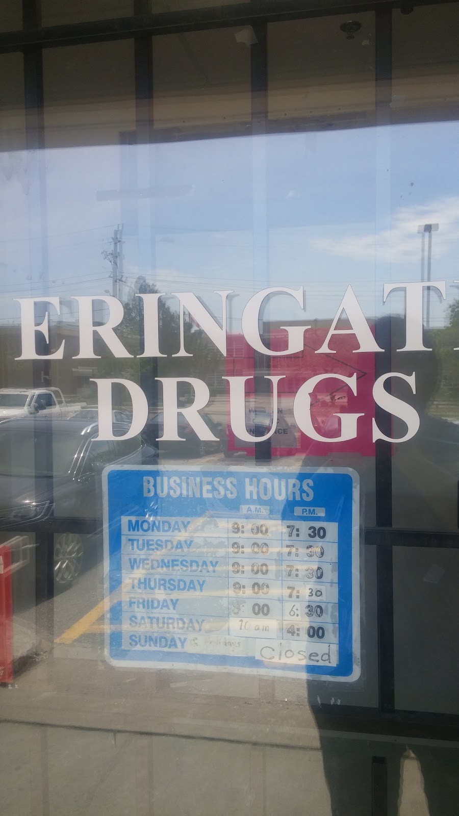 Eringate Drugs | 120 Eringate Dr, Etobicoke, ON M9C 3Z8, Canada | Phone: (416) 621-3111