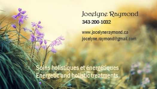 Jocelyne Raymond | 160, rue Edwards, unité #B6, Rockland, ON K4K 1H9, Canada | Phone: (343) 200-1032