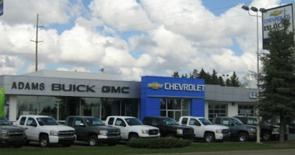 Adams Chevrolet Buick GMC Ltd | 5402 56 St, Wetaskiwin, AB T9A 2B3, Canada | Phone: (866) 733-0920