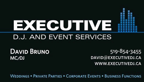 Executive DJ and Event Services | 6946 Lambeth Walk, London, ON N6P 1A5, Canada | Phone: (519) 854-3455