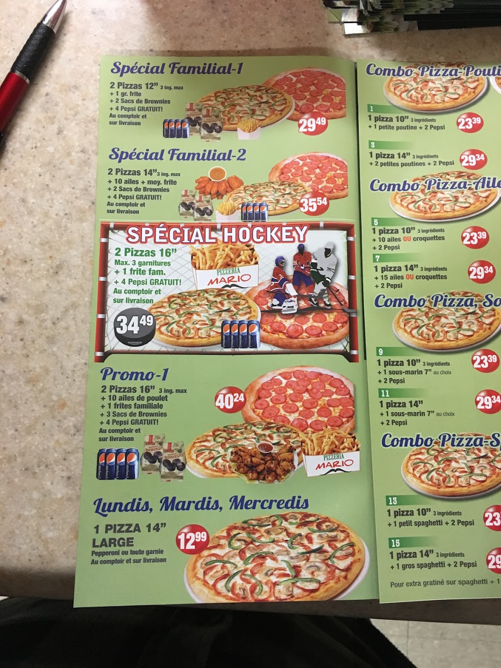 Pizzeria Mario | 200 Rue Mélanie, Saint-Lin - Laurentides, QC J5M 2E2, Canada | Phone: (450) 302-9302