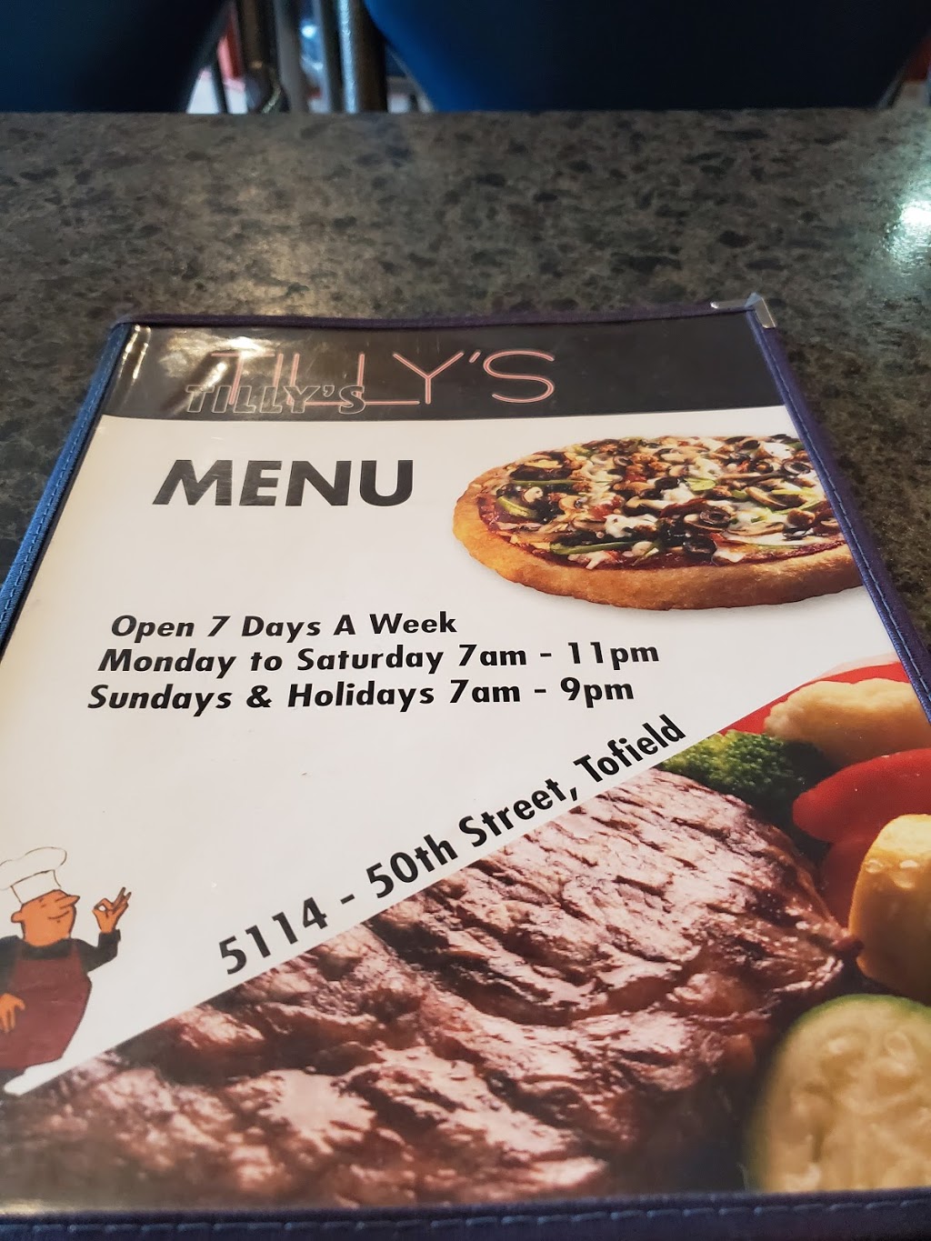 Tillys Family Dining & Pizza | 5114 50th St, Tofield, AB T0B 4J0, Canada | Phone: (780) 662-3727