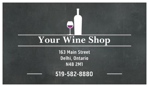 Your Wine Shop | 163 Main Street of Delhi, Delhi, ON N4B 2M1, Canada | Phone: (519) 582-8880