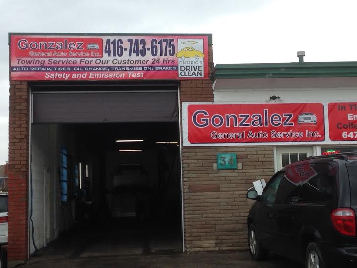 Gonzalez General Auto Service | 34 Rivalda Rd, North York, ON M9M 2M3, Canada | Phone: (647) 866-2027