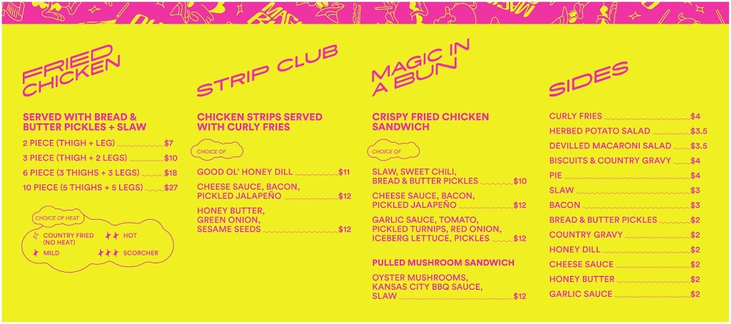 Magic Bird Fried Chicken | 61 Sherbrook St, Winnipeg, MB R3C 2B3, Canada | Phone: (204) 615-2977