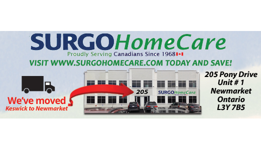 Surgo HomeCare | 205 Pony Dr, Newmarket, ON L3Y 7B5, Canada | Phone: (800) 263-7402