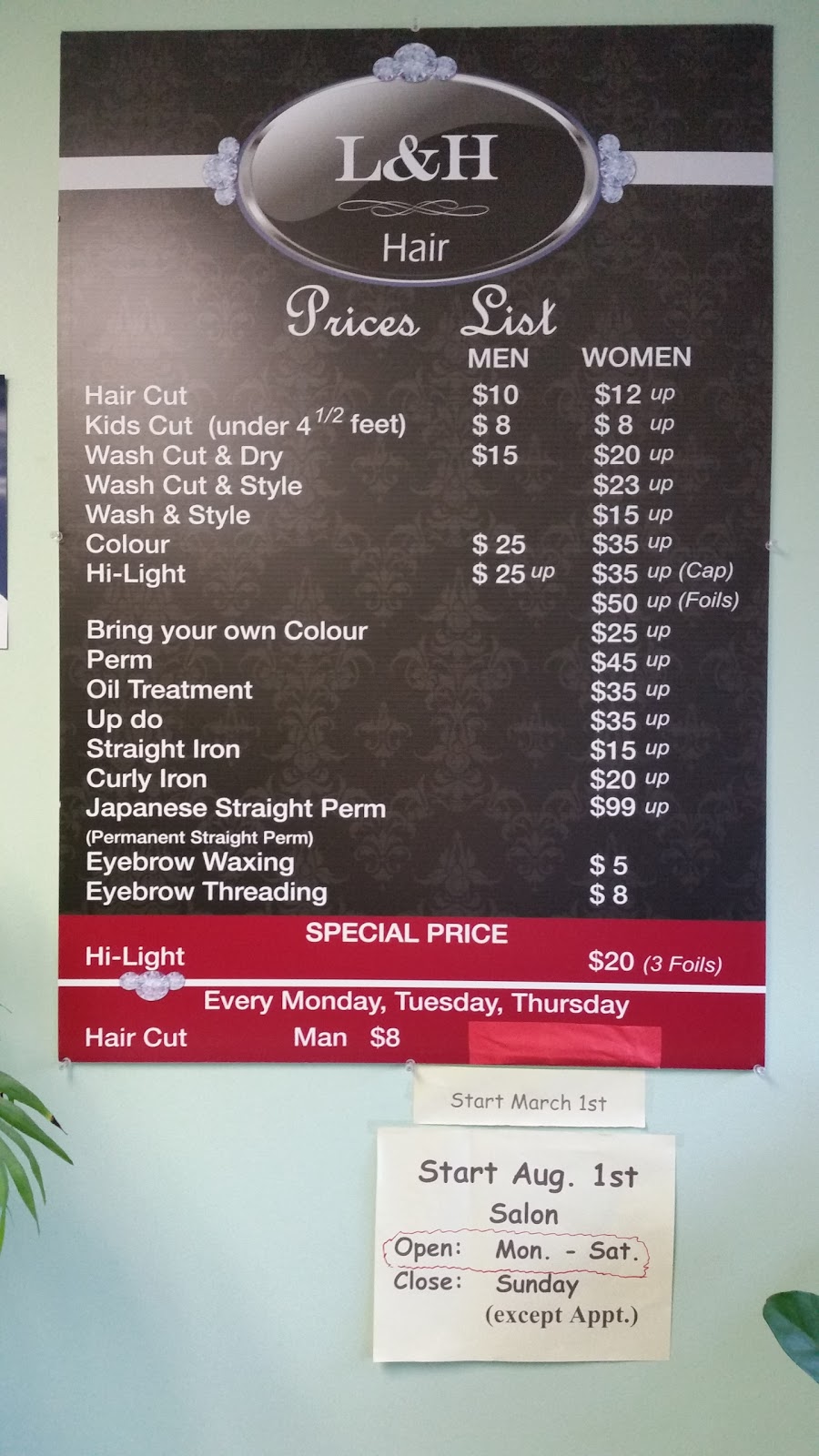 L&H Hair | 162 Bennett Rd, Scarborough, ON M1E 3Y3, Canada | Phone: (416) 724-0714