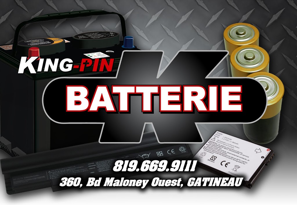 Batterie King Pin | 360 Boulevard Maloney O, Gatineau, QC J8P 7R5, Canada | Phone: (819) 669-9111