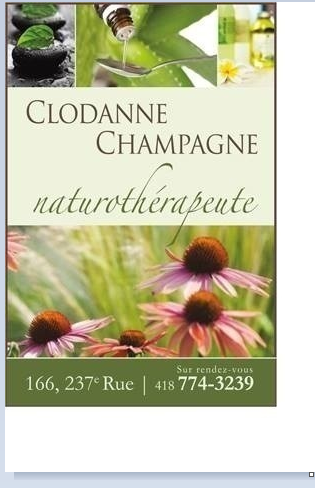 Clodanne Champagne Naturothérapeute | 166 237e Rue, Beauceville, QC G5X 2V4, Canada | Phone: (418) 774-3239