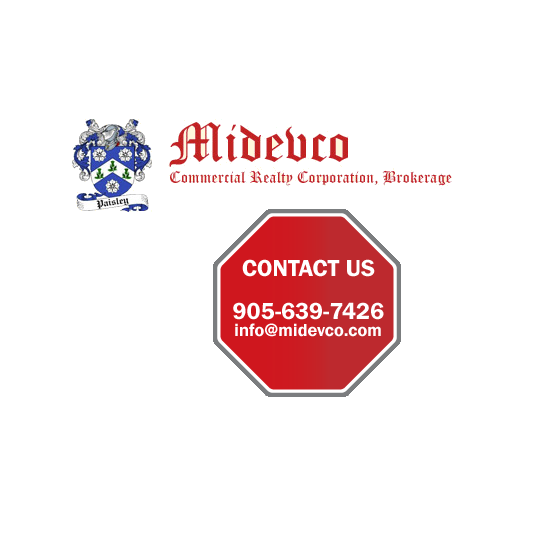 Midevco Midevco Commercial Realty Corporation | 980 Fraser Dr #109, Burlington, ON L7L 5P5, Canada | Phone: (905) 639-7426