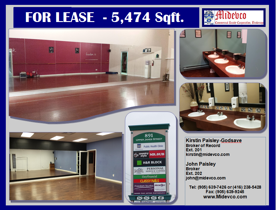 Midevco Midevco Commercial Realty Corporation | 980 Fraser Dr #109, Burlington, ON L7L 5P5, Canada | Phone: (905) 639-7426