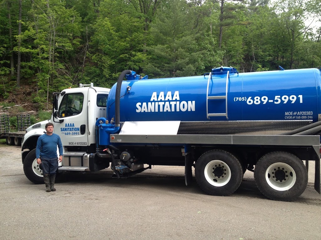 AAAA Sanitation | 1400 Coopers Falls Rd, Washago, ON L0K 2B0, Canada | Phone: (705) 689-5991