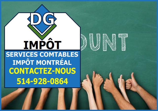 IMPÔT MONTRÉAL - DG | 4650 Rue Jean-Talon E #1012, Saint-Léonard, QC H1S 0A6, Canada | Phone: (514) 928-0864