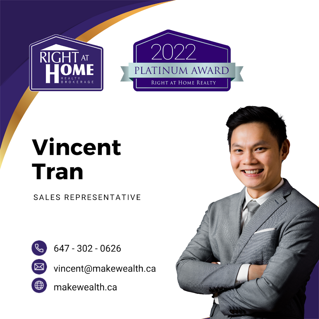 Right at Home Realty, Brokerage - VINCENT TRAN | 68 Downsview Ave, North York, ON M3M 1E2, Canada | Phone: (647) 302-0626