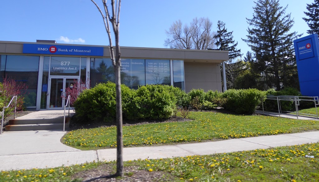 BMO Bank of Montreal | 877 Lawrence Ave E, North York, ON M3C 2T3, Canada | Phone: (416) 447-8576