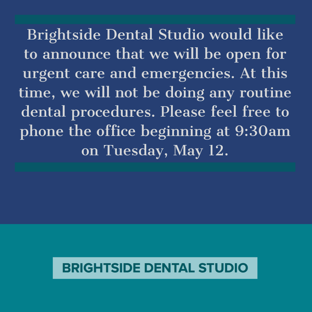 Brightside Dental Studio | 3602 Taylor St E, Saskatoon, SK S7H 5H9, Canada | Phone: (306) 955-4131