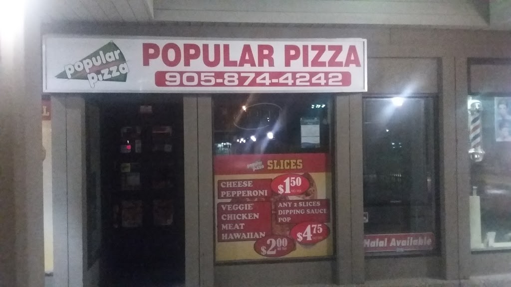 Popular Pizza | 3200 Erin Mills Pkwy, Mississauga, ON L5L 1W8, Canada | Phone: (905) 820-6569