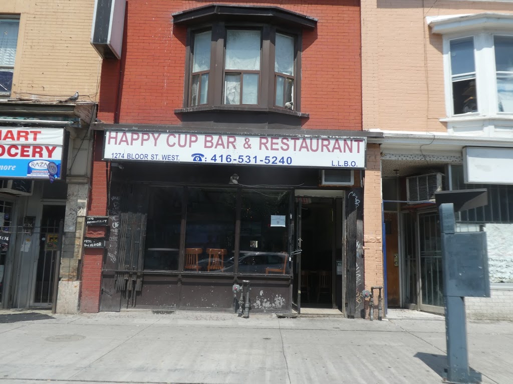 Happy Cup Bar & Restaurant | 1274 Bloor St W, Toronto, ON M6H 1N8, Canada | Phone: (647) 350-0287