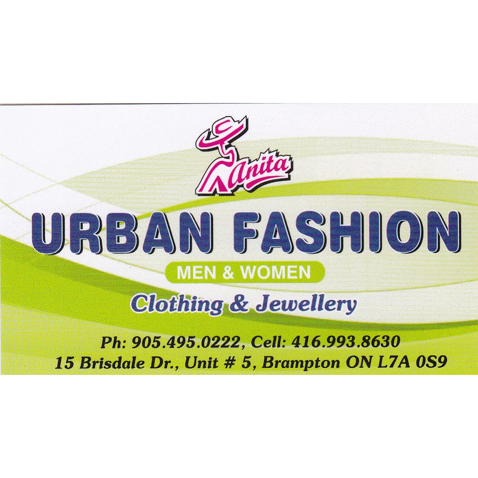 Anita Urban Fashion | 15 Brisdale Dr, Brampton, ON L7A 0S9, Canada | Phone: (905) 495-0222