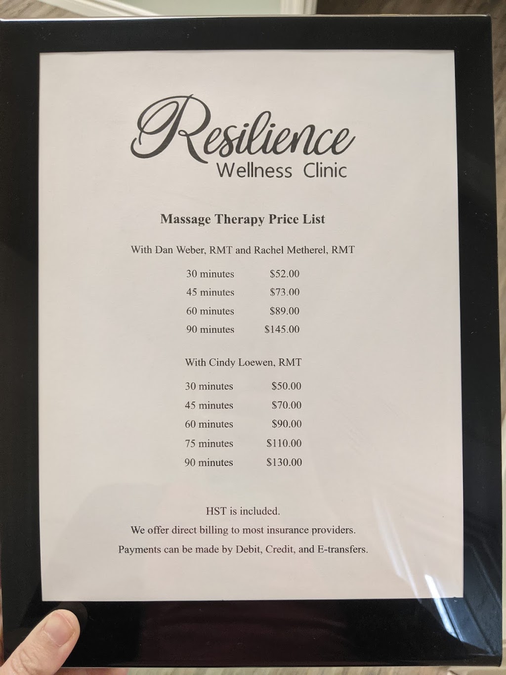 Resilience Wellness Clinic | 7-100 Highland Rd W, Kitchener, ON N2G 1P1, Canada | Phone: (226) 791-5717