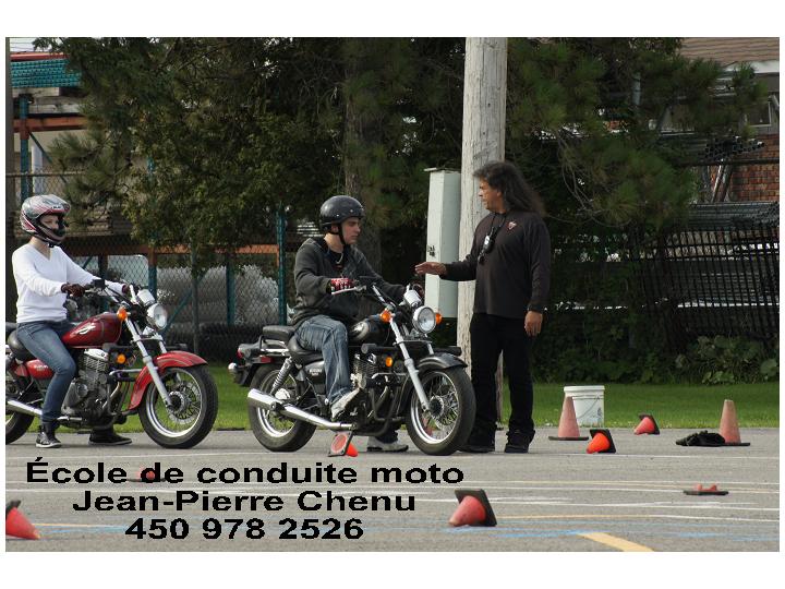 École de conduite moto Jean-Pierre Chenu | 4345 Boulevard Saint-Elzéar O, Laval, QC H7P 4J3, Canada | Phone: (450) 978-2526