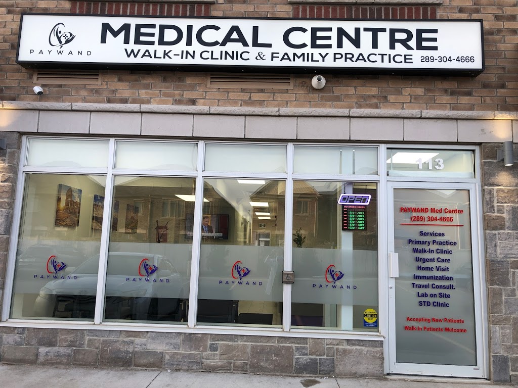 PAYWAND Medical Centre - WALK-IN CLINIC AND FAMILY PRACTICE in V | 3905 Major MacKenzie Dr W #113, Vaughan, ON L4H 4R2, Canada | Phone: (289) 304-4666