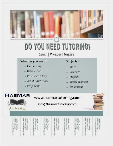 HasMar Tutoring | 5 Harding Ave, North York, ON M6M 0A3, Canada | Phone: (888) 406-0572