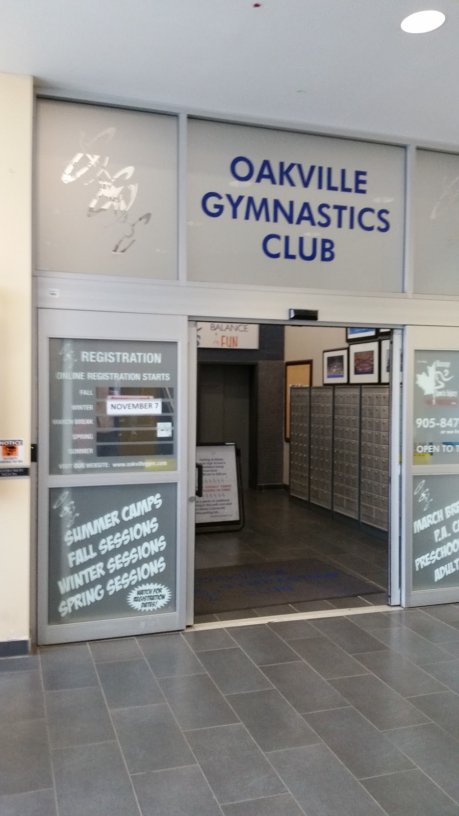 Oakville Gymnastics Club | 1415 Third Line, Oakville, ON L6M 3G2, Canada | Phone: (905) 847-7747