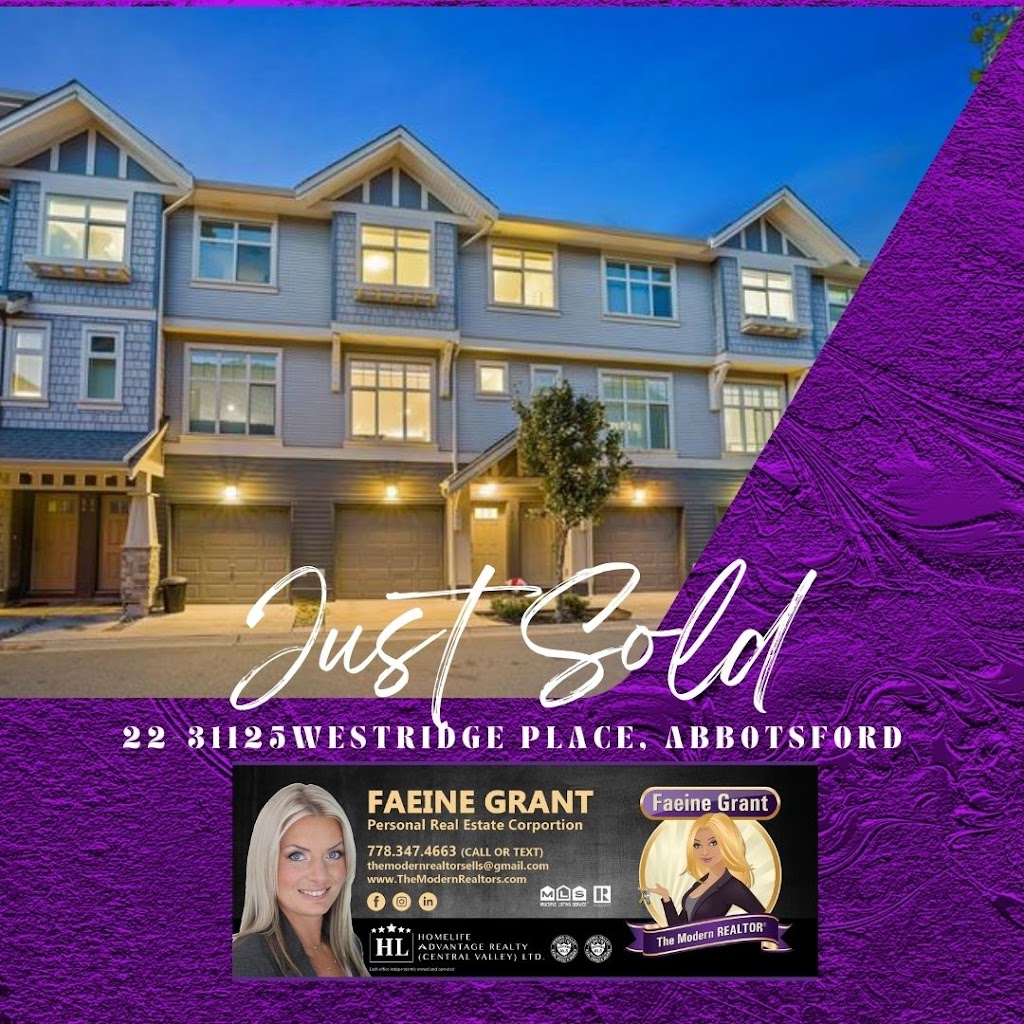 Faeine Grant - The Modern REALTOR | 30930 Westridge Pl, Abbotsford, BC V2T 5W8, Canada | Phone: (778) 347-4663