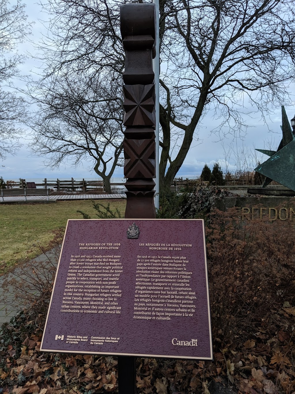 Freedom For Hungary Monument | Sunnyside, Toronto, ON M6K 3C1, Canada | Phone: (416) 338-4386