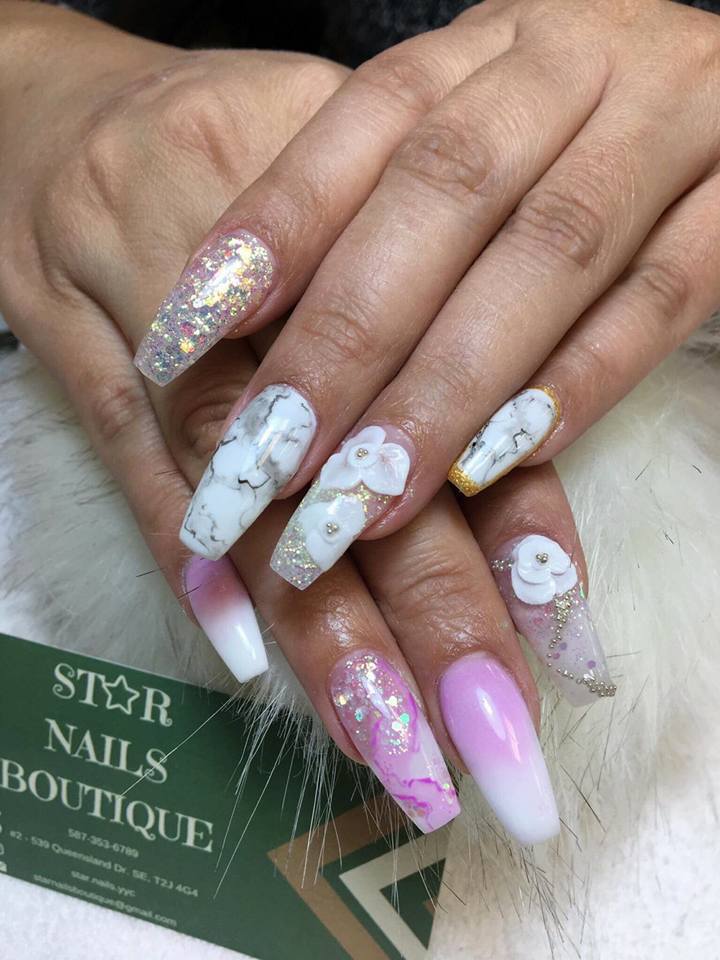 Star Nails Boutique | 539 Queensland Dr SE #2, Calgary, AB T2J 4G4, Canada | Phone: (587) 353-6789