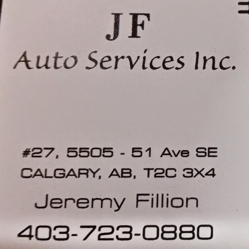 JF Auto Services | 5505 51 Ave SE #27, Calgary, AB T2C 3X4, Canada | Phone: (403) 723-0880