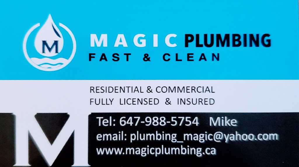 Magic plumbing | 395 Becker Rd, Richmond Hill, ON L4C 2S3, Canada | Phone: (647) 988-5754