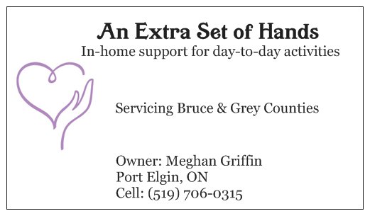 An Extra Set of Hands | ON-21, Port Elgin, ON N0H 2C5, Canada | Phone: (519) 706-0315