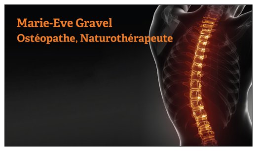 Marie-Eve Gravel Ostéopathe D.O. | 31 Rue du Pont, Bedford, QC J0J 1A0, Canada | Phone: (514) 268-1725