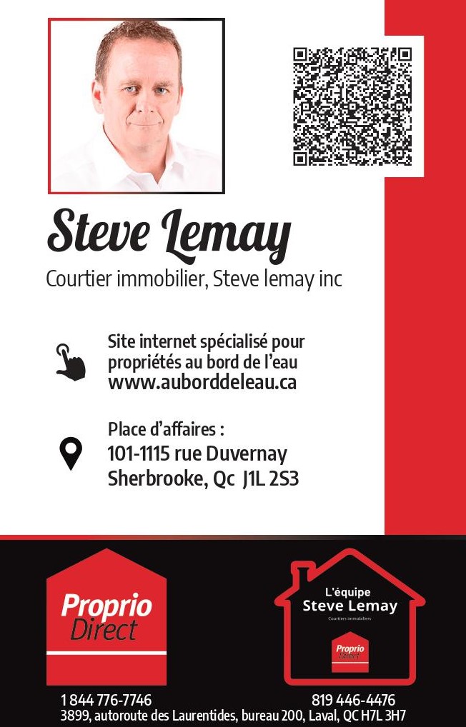 Courtier immobilier - Steve Lemay - Proprio Direct - Sherbrooke | 1850 Rue Ernest-Therriault, Sherbrooke, QC J1E 4K5, Canada | Phone: (819) 446-4476