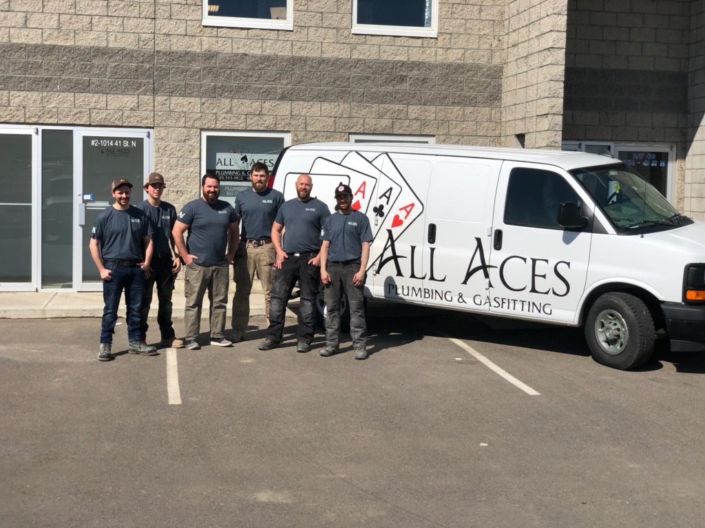 All Aces Plumbing & Gasfitting Ltd. | 1014 41 St N, Lethbridge, AB T1H 5M1, Canada | Phone: (587) 800-5105