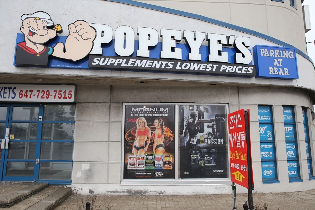 Popeyes Supplements | 6365 Yonge St, North York, ON M2M 3X8, Canada | Phone: (647) 352-5933