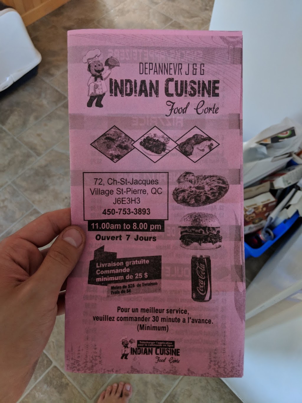 Indian Cuisine Food Corte | 72 Chemin Saint Jacques, Saint-Pierre, QC J6E 3H3, Canada | Phone: (450) 753-3893