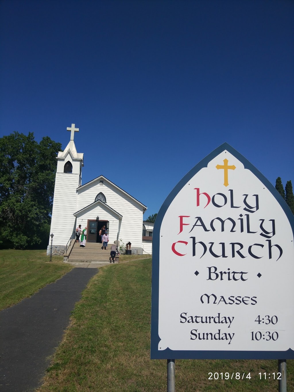 Holy Family Church | 949 Riverside Dr, Britt, ON P0G 1A0, Canada | Phone: (705) 383-2208