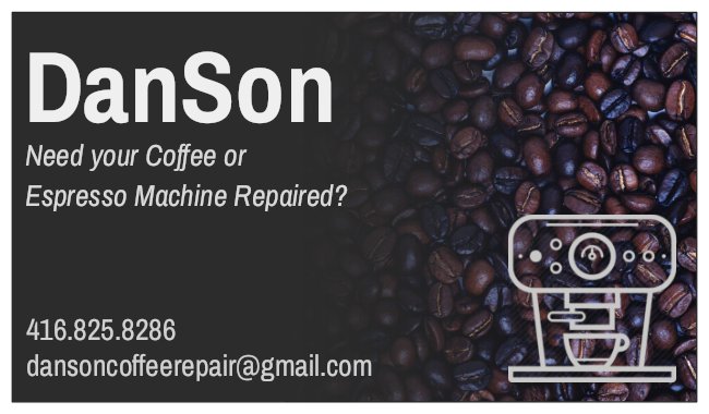 DanSon Coffee Repair | View N Ct, Vaughan, ON L4L 8S4, Canada | Phone: (416) 825-8286