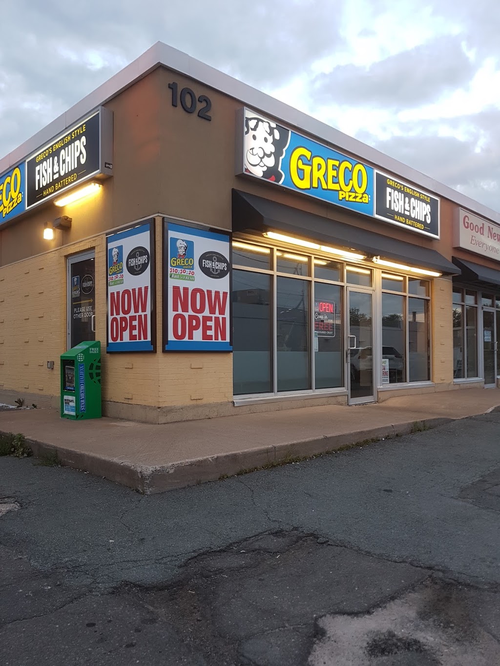 Greco Pizza and Fish & Chips | 102 Albro Lake Rd, Dartmouth, NS B3A 3Y6, Canada | Phone: (902) 460-3030