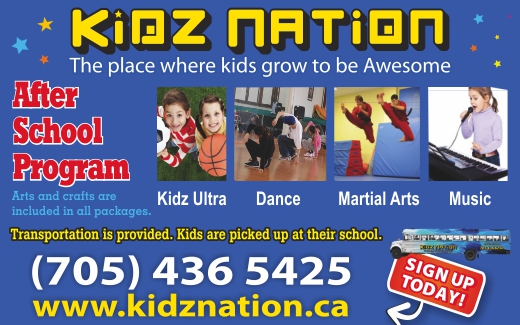 Kidz Nation After School Program | 201 Sunnybrae Ave, Innisfil, ON L9S 1H8, Canada | Phone: (705) 436-5425