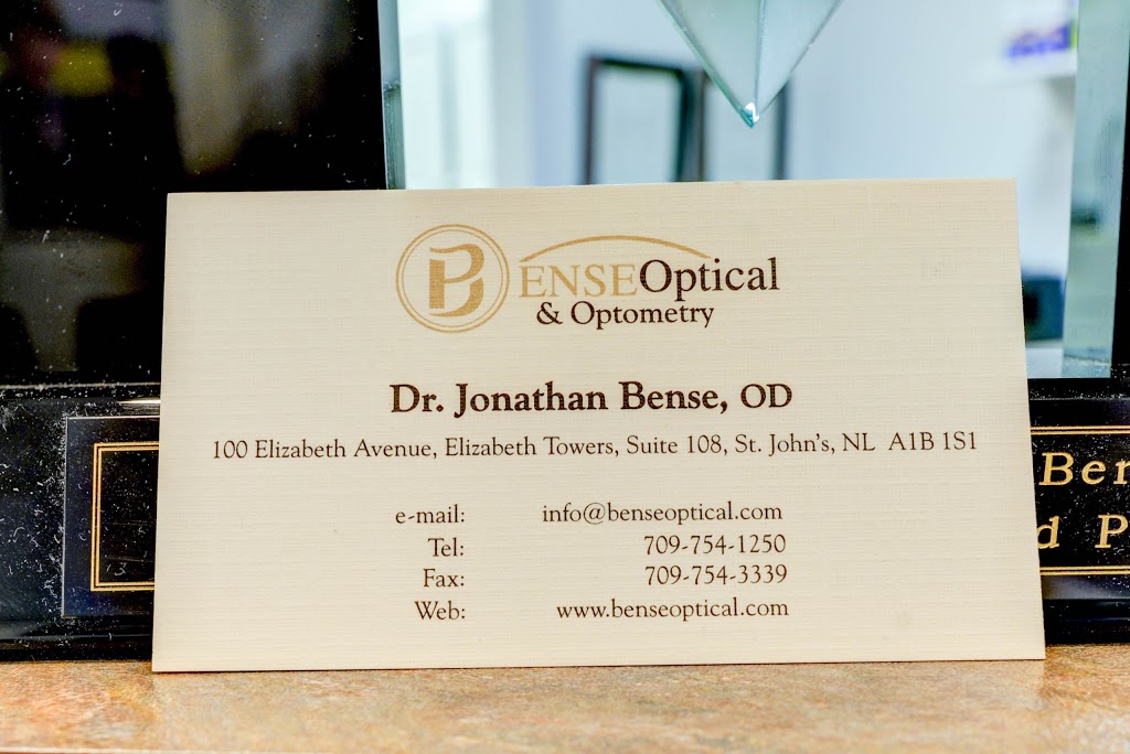 Bense Optical & Optometry | 100 Elizabeth Ave, St. Johns, NL A1B 1S1, Canada | Phone: (709) 754-1250