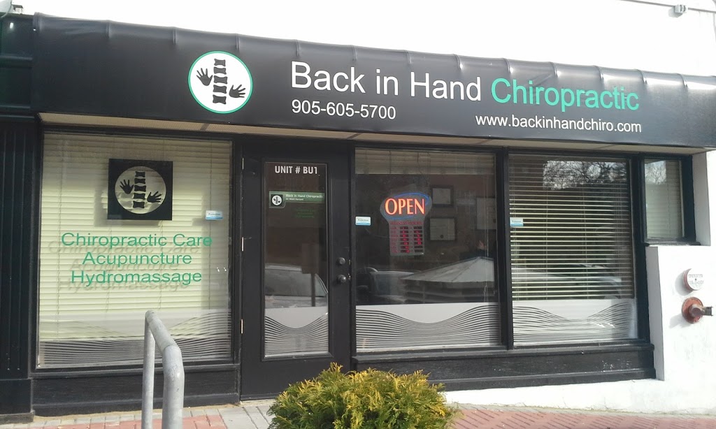 Back in Hand Chiropractic | 140 Woodbridge Ave, Woodbridge, ON L4L 4K9, Canada | Phone: (905) 605-5700