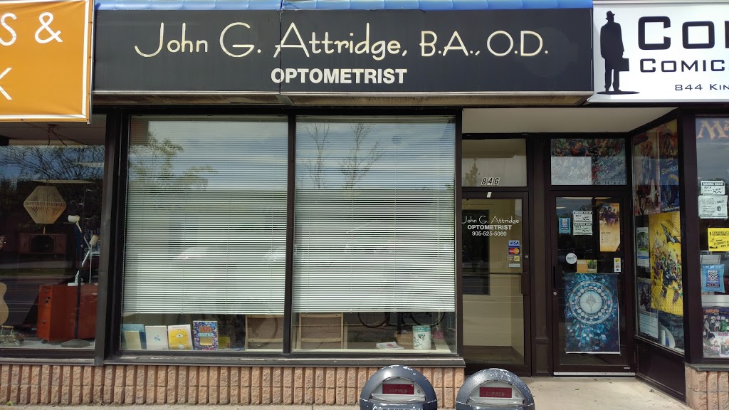 Dr. John G Attridge OD | 846 King Street West, Hamilton, ON L8S 1K3, Canada | Phone: (905) 525-5080