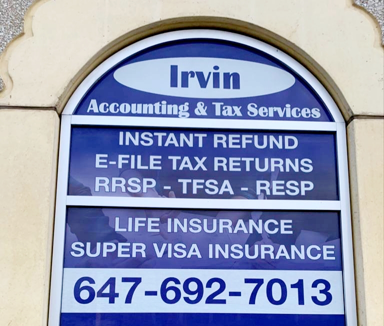 Irvin Accounting & Tax Services | Serving Virtually Online in the GTA, 87 Crystalview Crescent, Brampton, ON L6P 2S2, Canada | Phone: (647) 692-7013